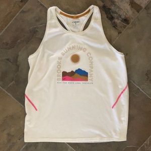 Brooks High-Mileage racer back running top Worn Once!